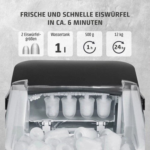 CASO IceChef Compact Design Eiswürfelbereiter