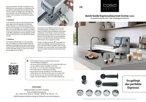 CASO EspressoGourmet Crema Design Siebträgermaschine