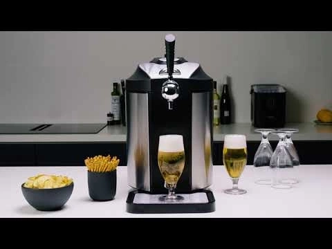 Beer cooler with glasses, snacks. Beer cooler, glasses, snacks on the table. Beer, snacks, party.