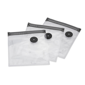 CASO Vacu ZIP-Bags 20x23 cm, 20 pièces, 150 μm Pour la mise sous vide + la cuisson sous vide