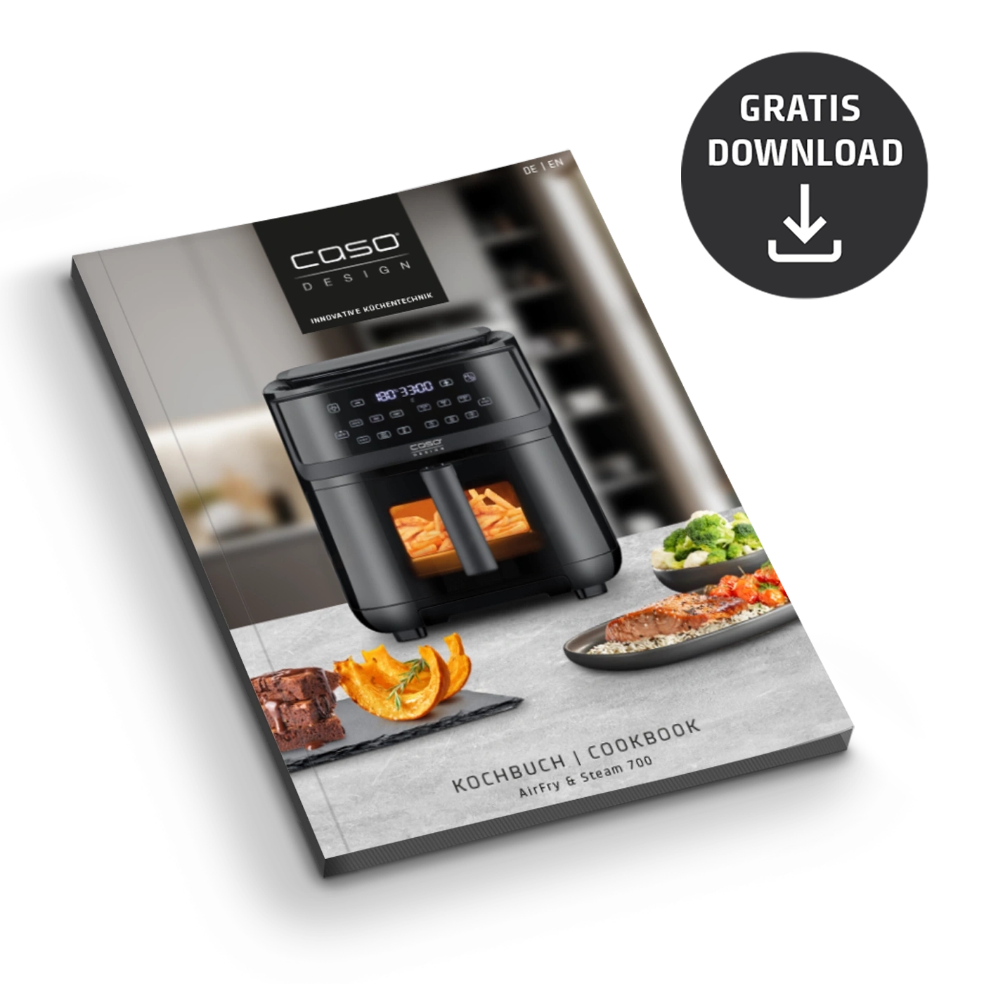 Kochbuch für AirFry & Steam 700 mit Gratis Download