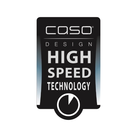 Logo CASO Design High Speed Technology, noir et blanc, design moderne