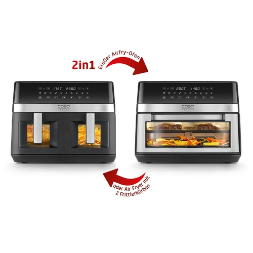 CASO AirFry DuoChef Friteuse à air chaud design