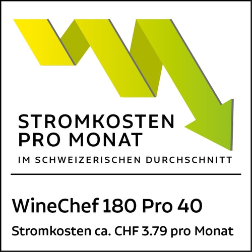 CASO WineChef Pro 40 Weinkühlschrank mit Kompressortechnik | Für bis zu 40 Flaschen | 2 Temperaturzonen