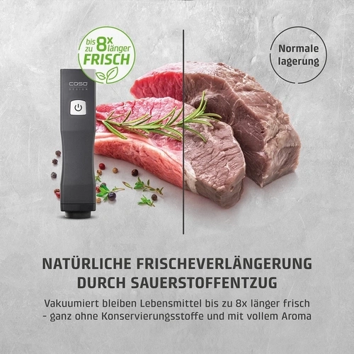 CASO Vacu OneTouch Handheld vacuum sealer incl. accessories