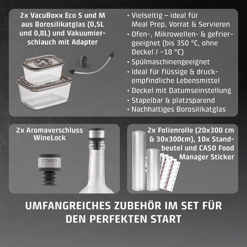 VRH 800 advanced Pro Vakuumiergerät mit extra Zubehör